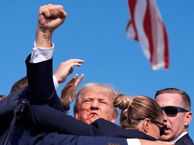 Trump Targeted Twice